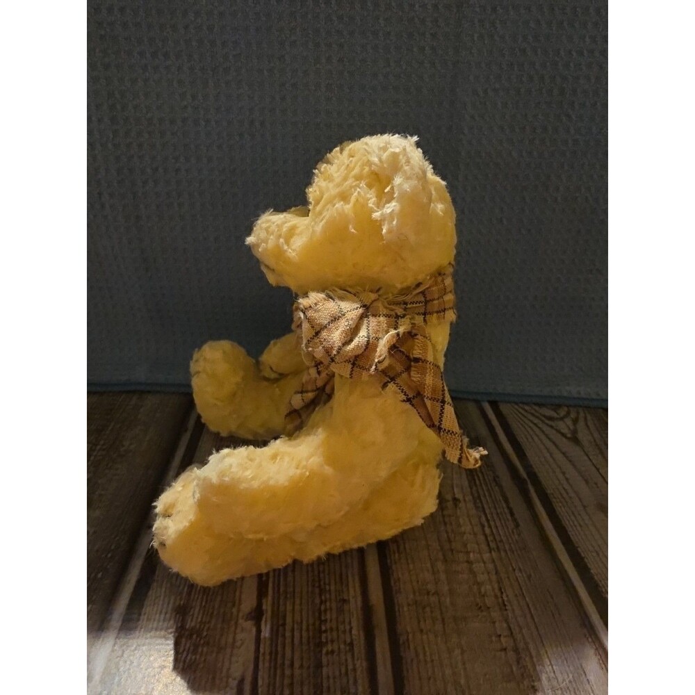 White, Wax Dipped Teddy Bear Vanilla Scented - Picture 4 of 6